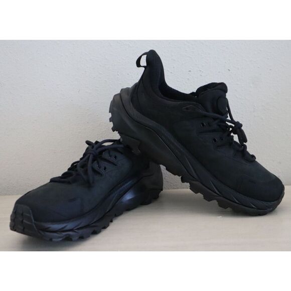 Hoka One One 1123191-BBLC Men's Sz 7B Black Kaha 2 Low GTX Hiking Shoes - Picture 1 of 11